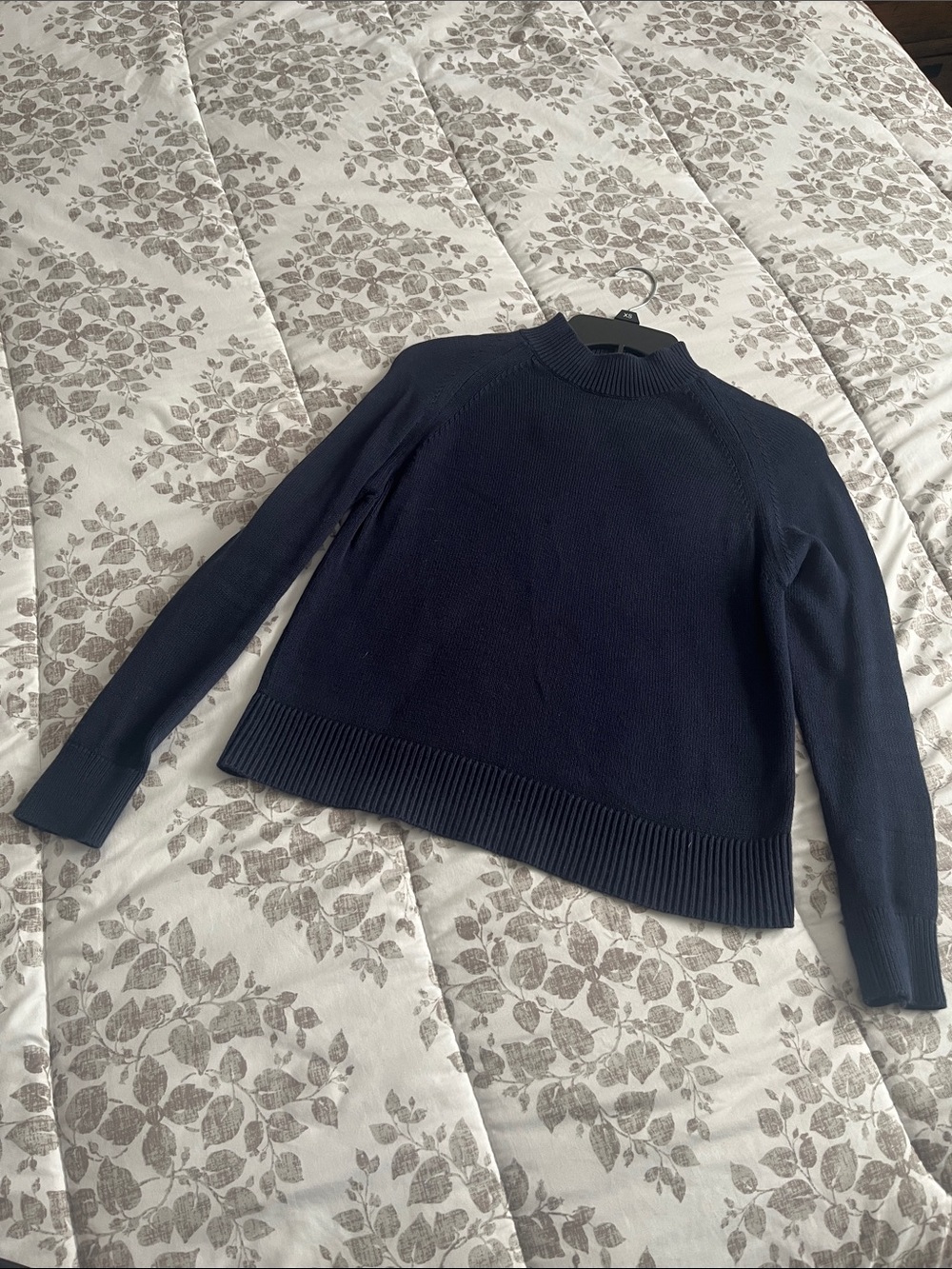 Everlane Black Mock Neck Sweater